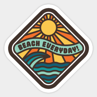 Beach Everyday (Version 1) Sticker